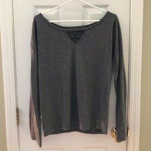 Valcom Grey Long Sleeve Top